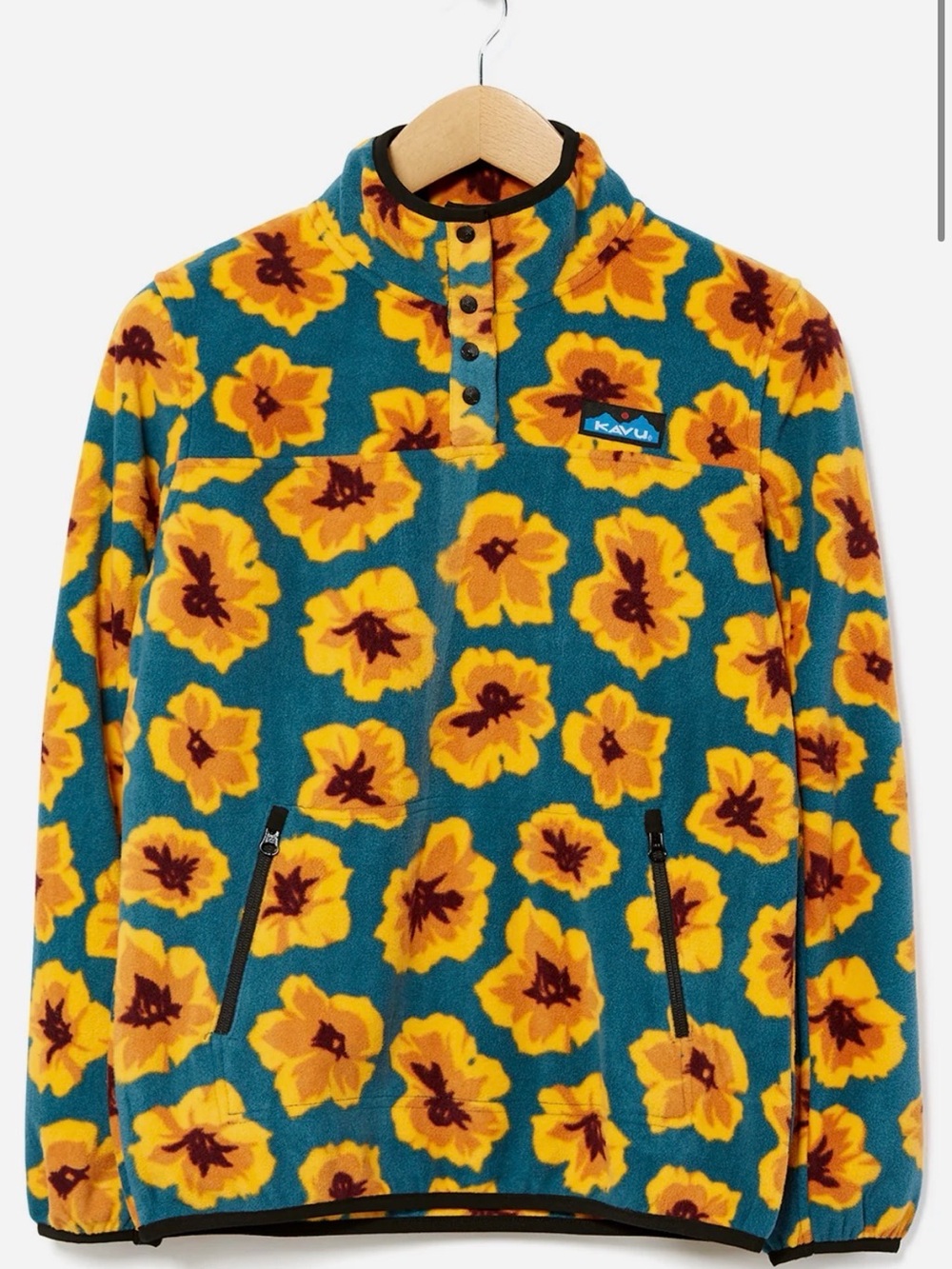 Cavanaugh Women’s Fleece Pullover in Ocean Bloom L